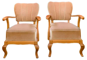 Set of Armchairs 1950s