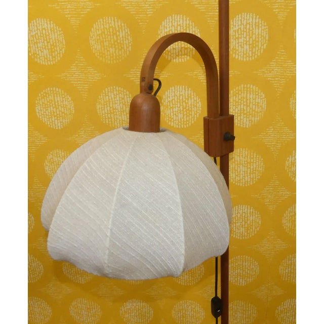 1970s Danish Teak Arc Lamp Floor Lamp from Domus, 1970s For Sale - Image 5 of 9