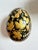 White Lovely Vintage Egg w/Painted Enamel Birds In Porcelain Dish & Brass Cherub Stand For Sale - Image 8 of 17