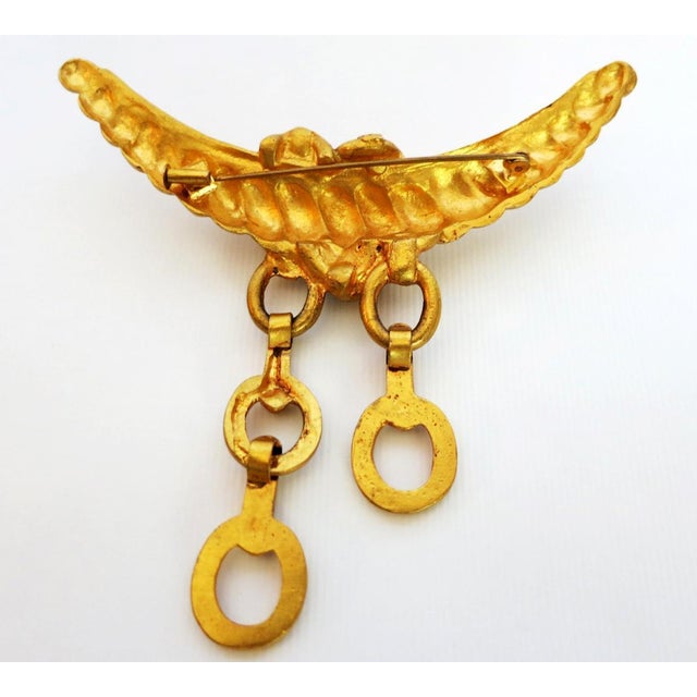 Line Vautrin Bronze Brooch by Line Vautrin For Sale - Image 4 of 8