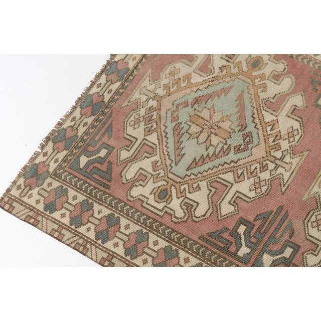 1960s Mid 20th Century Turkish Bohemian Decorative Carpet For Sale - Image 5 of 8