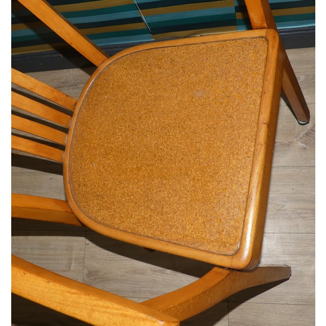 Bauhaus Wooden Desk Armchair in the style of Gropius, 1940s-1950s For Sale - Image 12 of 14
