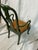 1980s Signed Norman Lundin Green Chinoiserie Armchair For Sale - Image 4 of 18