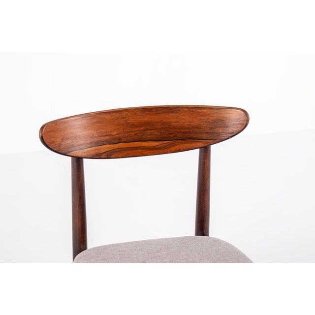 Vintage Danish Rosewood Dining Chairs, 1960s, Set of 6 For Sale - Image 9 of 13