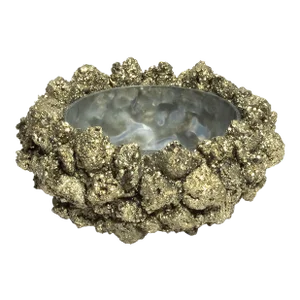 Classic Bowl Small in Pyrite