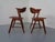 1960s Teak Dining Chairs in Teak by Korup Stolefabrik, Denmark, 1960s, Set of 2 For Sale - Image 5 of 17
