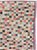 This mid-20th-century Turkish Anatolian accent rug presents an allover checkerboard composition formed from hundreds of...