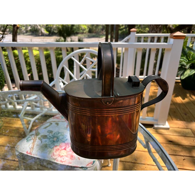 Victorian 19th Century Victorian Brass Watering Can For Sale - Image 3 of 12