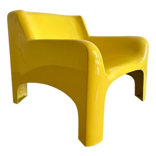 Fiberglass Gaia Armchair by Carlo Bartoli for Arflex, 1967 For Sale