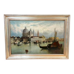 19th-Century Italian Venetian Capriccio of the Bacino di San Marco