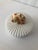 Coastal Late 20th Century Ribbed Ceramic Decorative Lidded Box With Shell For Sale - Image 3 of 6