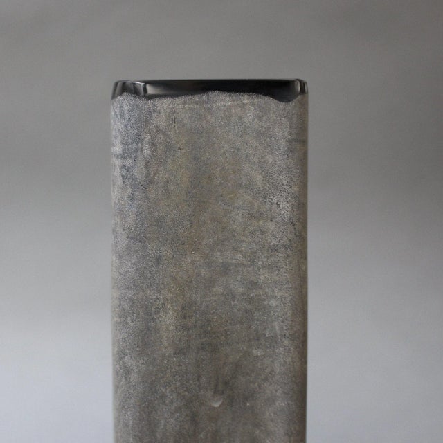 Italian Vintage Scavo Murano Glass Excavation Vase by Alfredo Barbini, 1970s For Sale - Image 11 of 18