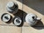 Studio Ceramics Set of Lidded Box, Handled Vase and Two Candlesticks by Serocka, Germany, 1970s, Set of 4 For Sale - Image 11 of 15