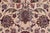 Shabby Chic Pak-Persian Ivory/Aubergine Wool Rug - 9'2'' X 12'8'' For Sale In New York - Image 6 of 9