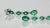 Emerald 18k Drop Dangle Earrings - 2 Pieces For Sale - Image 9 of 10