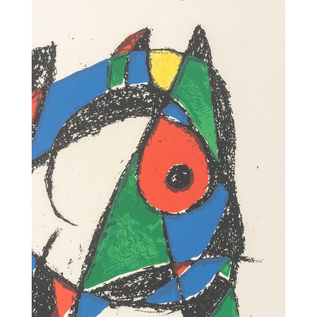 Contemporary Joan Miro "Lithograph I" Lithograph, 1975 For Sale - Image 3 of 9