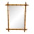French Faux Bamboo Large Mirror For Sale