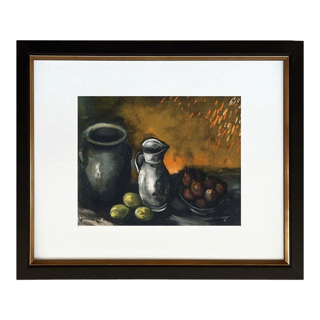 Vlaminck Lithograph 28 Still Life With Jugs 1958 Framed For Sale