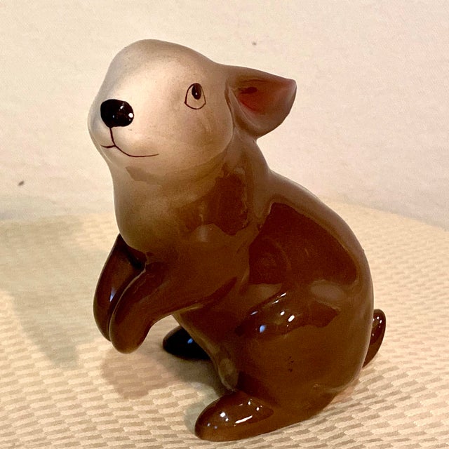 Charming vintage ceramic rabbit perfect for your Easter decor. A delightful addition to your holiday table, Easter basket,...