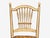Regency, Four Dining Chairs, Painted Wood, Straw, Fabric, Usa, 1940s For Sale In New York - Image 6 of 15