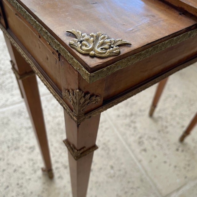 19th Century French Vanity Gilded Bronze For Sale - Image 9 of 11