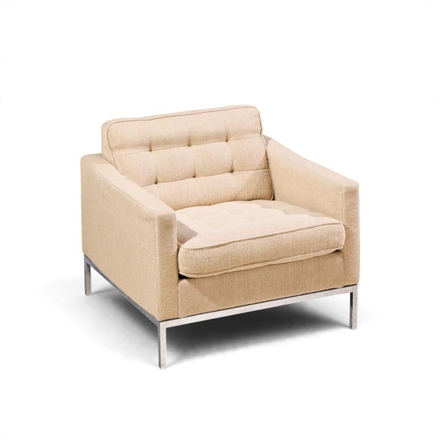 Florence Knoll Mid Century Relaxed Cube Club Lounge Chairs - Pair For Sale - Image 12 of 13