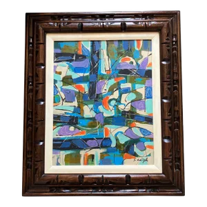 Contemporary Original Stephen Heigh Abstract Painting “Victorious”