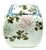 Early 20th Century Asian Porcelain Lidded Ginger Jar Celadon Chinoiserie Floral Bird Red Marks For Sale