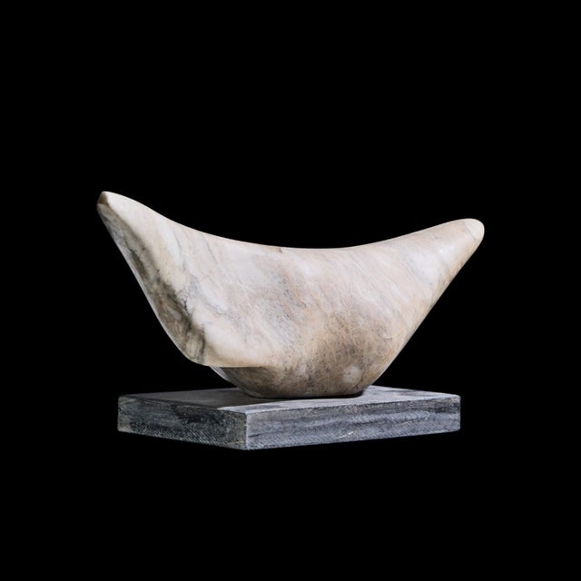 Mid 20th Century Mid Century Abstract Carved Stone Sculpture For Sale - Image 5 of 9