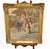 Gorgeous Italian tapestry needlepoint in a gilt frame Such intricate needlepoint work showing a nobleman on the steps of...