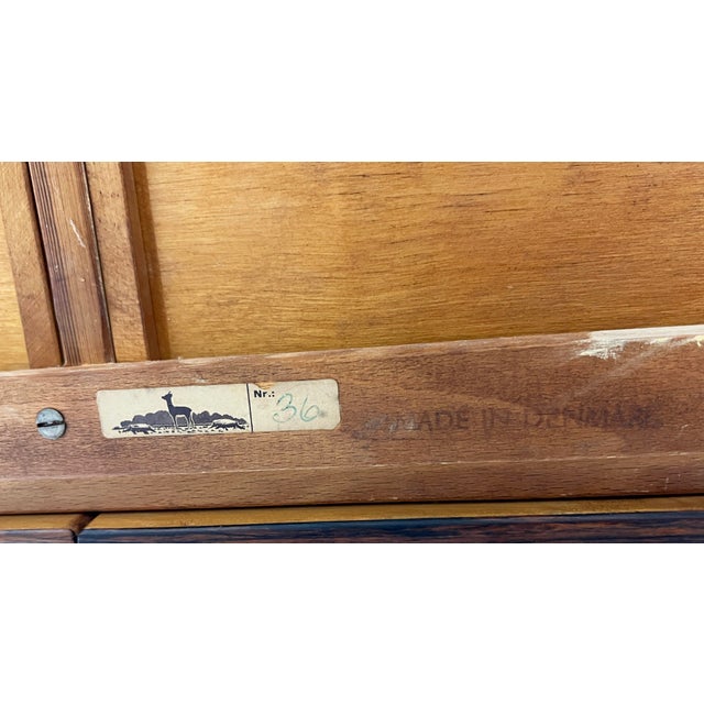 C. 1950s Severin Hansen Model 36 Rosewood Desk for Haslev, Denmark For Sale - Image 14 of 14