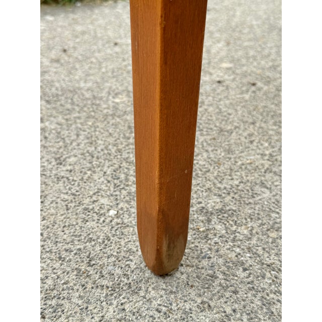 Mid 20th Century Midcentury Americana Maple Writing Desk With Wooden Knobs For Sale - Image 5 of 12