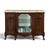 French 19th Century French Louis XIV Marble Top Walnut Display Buffet For Sale - Image 3 of 14