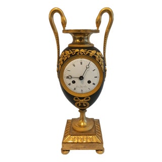 Napoleonic Empire Vase Clock For Sale