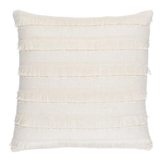 Schumacher Acadia Pillow 20" in Ivory For Sale