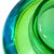 Vintage Murano Cenedese Da Ros Sommerso Green Blue Italian Art Glass Spike Top Spage Age Container Jar For Sale - Image 9 of 9