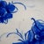 Mid 20th Century Vestal Alcobaca Portugal Blue and White Floral Handled Ceramic Serving Tray For Sale - Image 15 of 16