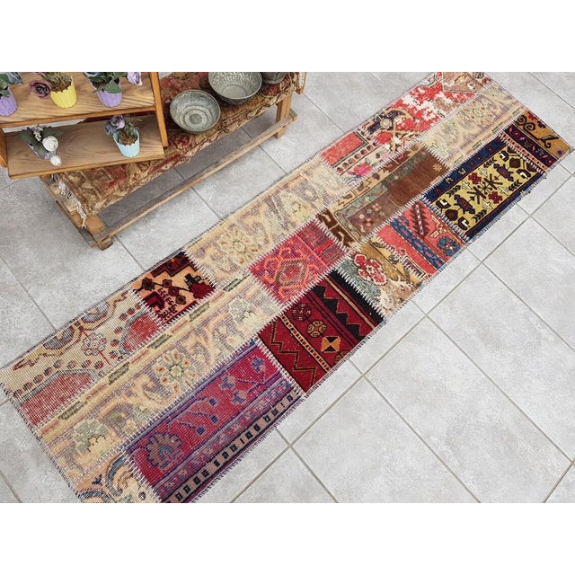 Mid 20th Century Anatolian Kurdish Runner Rug For Sale - Image 6 of 10