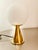 Brass Table Lamp with White Sphere For Sale - Image 9 of 10