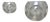 Vintage Ice Cube Table Lamps in Frosted Glass by Peill & Putzler, Germany, 1960s, Set of 2 For Sale