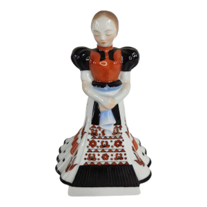 1950s Herend Wedding Bride Figurine – Hand Painted, Collectible Porcelain From Hungary