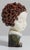 Rare large size child ceramic head sculpture signed and dated by Friedrich Goldscheider on the rear side of the bust....