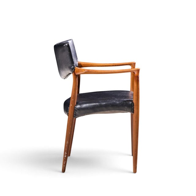 Ejner Larsen & Aksel Bender-Madsen for Willy Beck Mid Century Danish Teak Dining Chairs - Set of 6 For Sale - Image 13 of 17