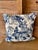 Chinoiserie Indigo Blue Pagoda Self Welt Down Insert Pillows-Pair For Sale - Image 4 of 8