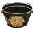 Wonderful painted metal and iron handle bucket. The front sides and back have a chinoiserie styled design. the colors are...
