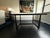 Chocolate Restoration Hardware T-Brace Rectangular Extension Dining Table For Sale - Image 8 of 11