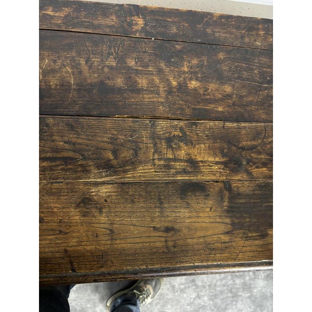 Breton Cabinet in Carved Oak with Door and Drawer For Sale - Image 6 of 8