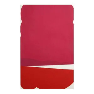 Contemporary Abstract Mixed Media on Paper Painting "Em 2 l'A - Suite 02 M50" by Guillaume Moschini