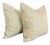 Fabricut Yellow and Gray Geometric Designer Throw Pillow – 24" X 24" For Sale