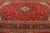 Red Hand-Knotted Middle Eastern Rug with Plant Dyes For Sale - Image 8 of 11